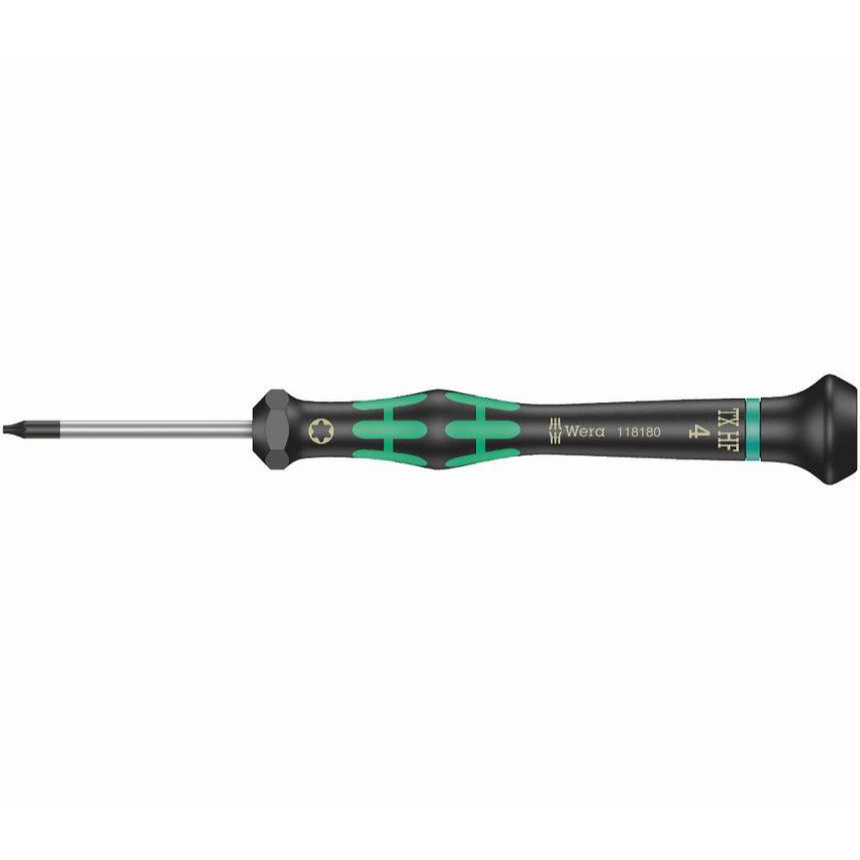 Wera 118180 TORX skrutkovač TX 4 HFx60 mm na použitie v elektronike Kraftform Micro typ 2067, s funkciou držania