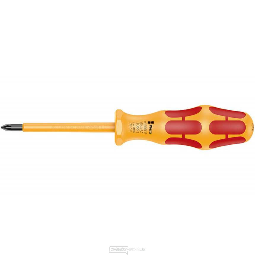 Wera 051611 krížový skrutkovač PZ 1 x 80 mm s izoláciou VDE 1065 i Wera 051611 krížový skrutkovač PZ 1 x 80 mm s izoláciou VDE 1065 i gallery main image
