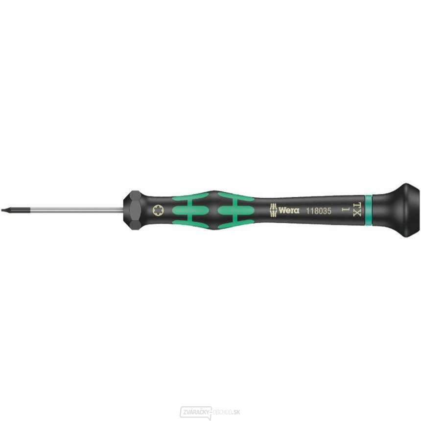 Wera 118035 TORX TX 1x60 mm skrutkovač na použitie v elektronike Kraftform Micro typ 2067