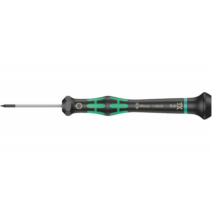 Wera 118036 Skrutkovač TORX TX 2x60 mm na použitie v elektronike Kraftform Micro typ 2067