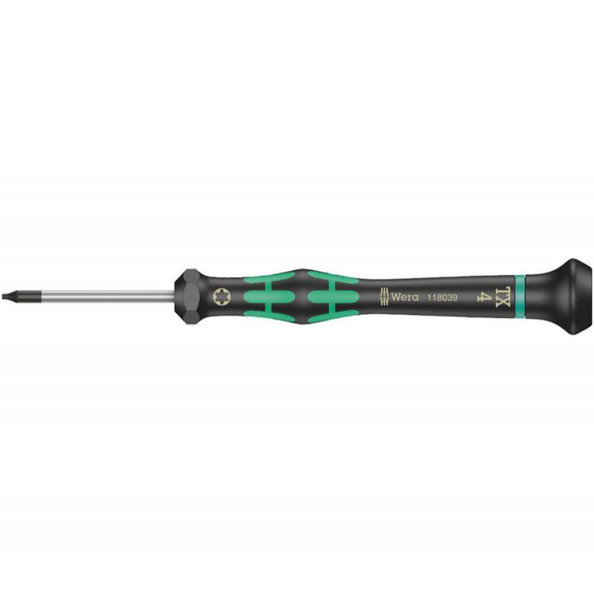 Wera 118039 TORX TX 4x60 mm skrutkovač na použitie v elektronike Kraftform Micro typ 2067