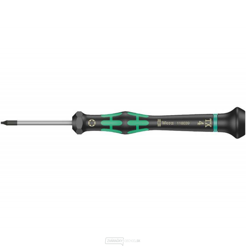 Wera 118039 TORX TX 4x60 mm skrutkovač na použitie v elektronike Kraftform Micro typ 2067 Wera 118039 TORX TX 4x60 mm skrutkovač na použitie v elektronike Kraftform Micro typ 2067 gallery main image