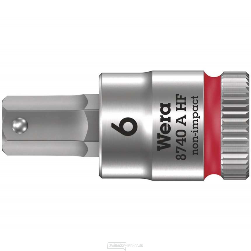 Wera 003337 Zyklop 1/4" 6 hrana 6 mm nástrčný bit typ 8740 A HF s funkciou držania Wera 003337 Zyklop 1/4" 6 hrana 6 mm nástrčný bit typ 8740 A HF s funkciou držania gallery main image