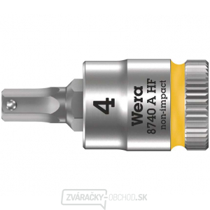 Wera 003333 Zyklop 1/4" 6-hranný 4 mm nástrčný bit typ 8740 A HF s funkciou držania Wera 003333 Zyklop 1/4" 6-hranný 4 mm nástrčný bit typ 8740 A HF s funkciou držania gallery main image