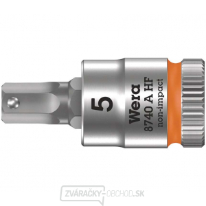 Wera 003335 Zyklop 1/4" 6-stranný bit 5 mm typ 8740 A HF s funkciou držania Wera 003335 Zyklop 1/4" 6-stranný bit 5 mm typ 8740 A HF s funkciou držania gallery main image