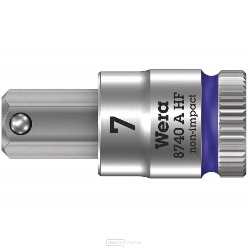 Wera 003341 Zyklop 1/4" 6 hrana 7 mm nástrčný bit typ 8740 A HF s funkciou držania Wera 003341 Zyklop 1/4" 6 hrana 7 mm nástrčný bit typ 8740 A HF s funkciou držania gallery main image