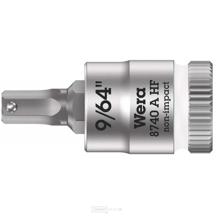 Wera 003384 Zyklop 1/4" 6-stranná zásuvka s bitom 9/64" typ 8740 A HF s funkciou držania - palce Wera 003384 Zyklop 1/4" 6-stranná zásuvka s bitom 9/64" typ 8740 A HF s funkciou držania - palce gallery main image