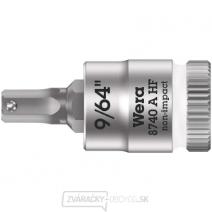 Wera 003384 Zyklop 1/4" 6-stranná zásuvka s bitom 9/64" typ 8740 A HF s funkciou držania - palce Wera 003384 Zyklop 1/4" 6-stranná zásuvka s bitom 9/64" typ 8740 A HF s funkciou držania - palce gallery main image