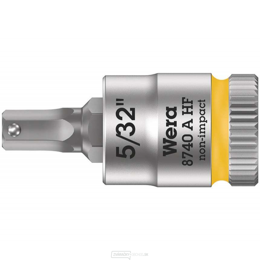 Wera 003385 Zyklop 1/4" 6-stranná zásuvka s bitom 5/32" typ 8740 A HF s funkciou držania - palce