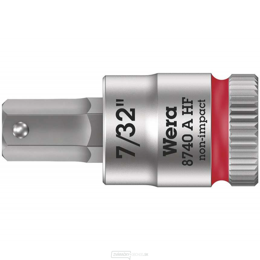 Wera 003387 Zyklop 1/4" 6-hranný nástrčný bit 7/32" typ 8740 A HF s funkciou držania - palce