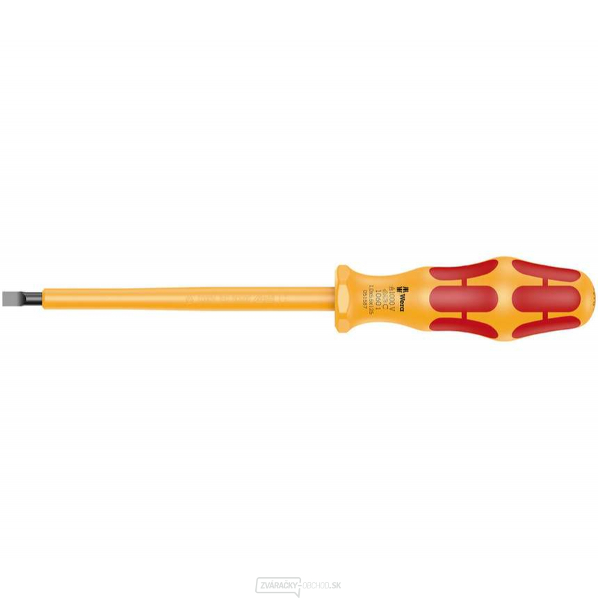 Wera 051587 Plochý skrutkovač 1,0 x 5,5 x 125 mm s izoláciou VDE 1060 i Wera 051587 Plochý skrutkovač 1,0 x 5,5 x 125 mm s izoláciou VDE 1060 i gallery main image