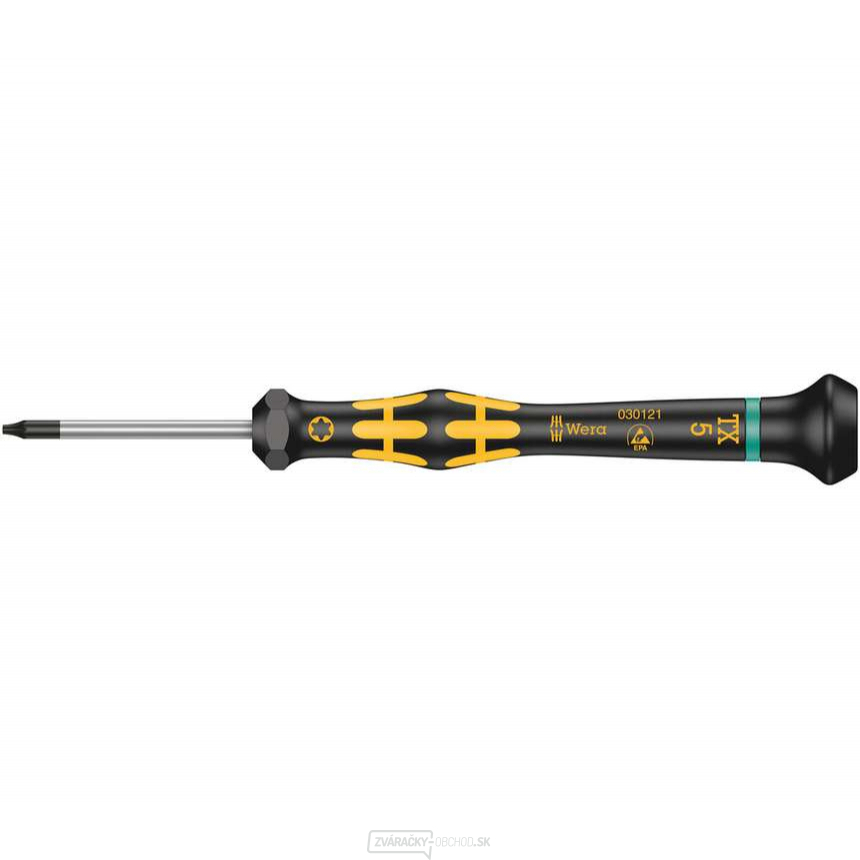 Wera 030121 ESD Kraftform Micro TX 5 x 40 skrutkovač typ 1567 TORX®