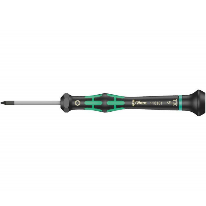 Wera 118040 TORX skrutkovač TX 5 HFx60 mm na použitie v elektronike Kraftform Micro typ 2067