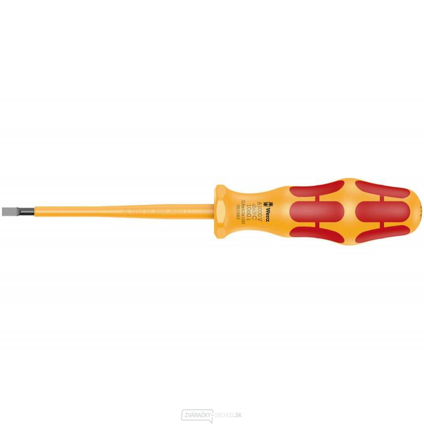 Wera 051583 Plochý skrutkovač 0,8 x 4,0 x 100 mm s izoláciou VDE 1060 i