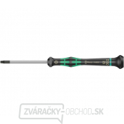 Wera 118052 TORX skrutkovač TX 15 BOx60 mm na použitie v elektronike Kraftform Micro typ 2067, s bezpečnostným kolíkom gallery main image