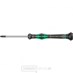 Wera 118048 TORX skrutkovač TX 9 BOx60 mm na použitie v elektronike Kraftform Micro typ 2067, s bezpečnostným kolíkom gallery main image
