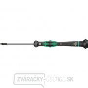 Wera 118050 TORX skrutkovač TX 10 BOx60 mm na použitie v elektronike Kraftform Micro typ 2067, s bezpečnostným kolíkom gallery main image