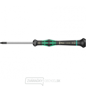 Wera 118186 Skrutkovač TORX TX 10 HFx60 mm na použitie v elektronike Kraftform Micro typ 2067, s bezpečnostným kolíkom Wera 118186 Skrutkovač TORX TX 10 HFx60 mm na použitie v elektronike Kraftform Micro typ 2067, s bezpečnostným kolíkom gallery main image
