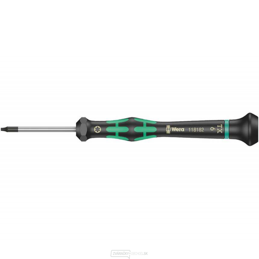 Wera 118182 TORX skrutkovač TX 6 HFx60 mm na použitie v elektronike Kraftform Micro typ 2067, s funkciou držania