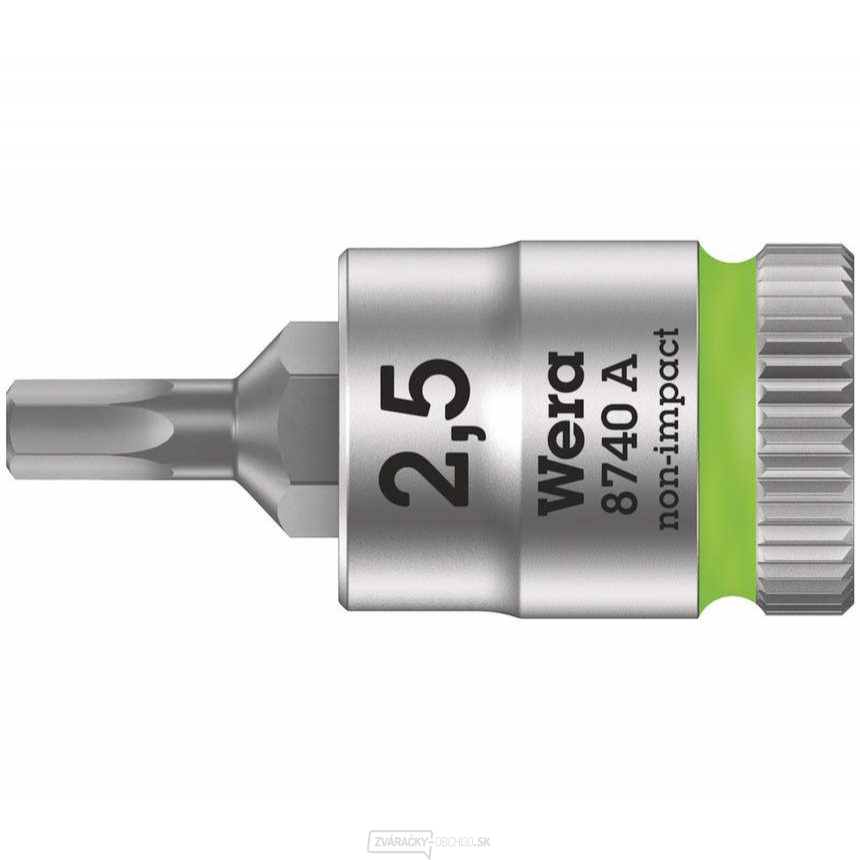 Wera 003331 Zyklop 1/4" 6-hranný nástrčný bit 2,5 mm typ 8740 A Wera 003331 Zyklop 1/4" 6-hranný nástrčný bit 2,5 mm typ 8740 A gallery main image