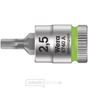 Wera 003331 Zyklop 1/4" 6-hranný nástrčný bit 2,5 mm typ 8740 A Wera 003331 Zyklop 1/4" 6-hranný nástrčný bit 2,5 mm typ 8740 A gallery main image