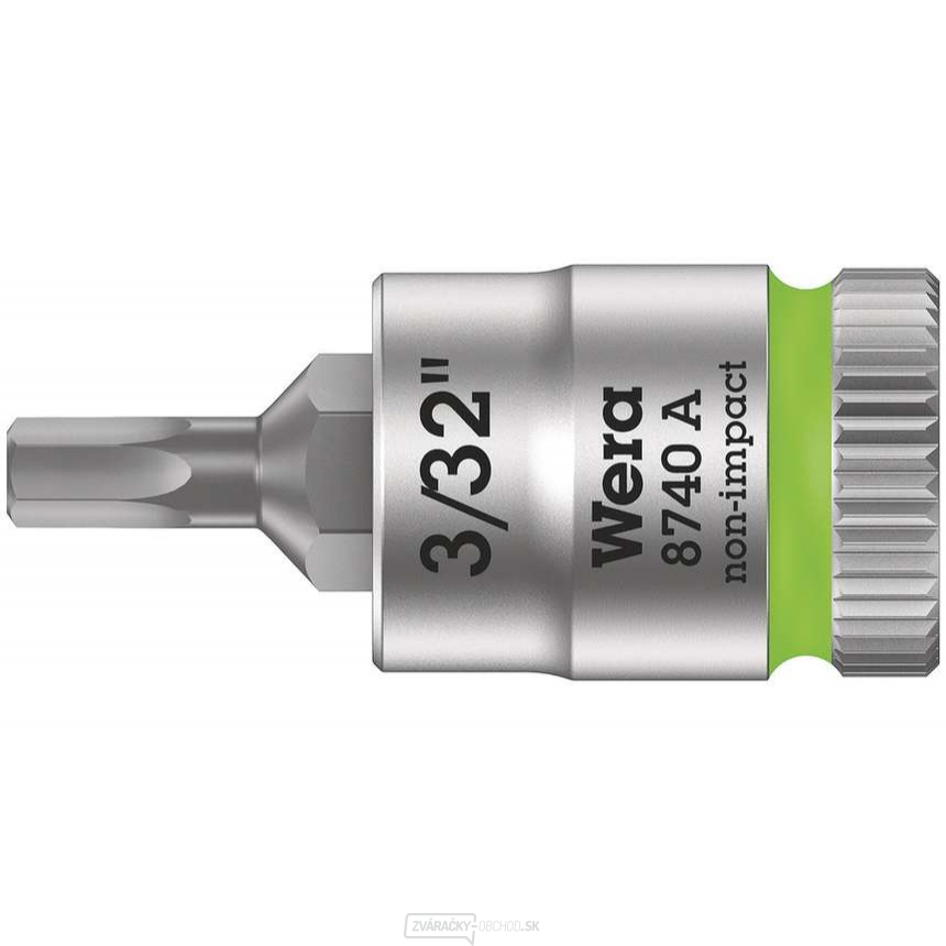 Wera 003381 Zyklop 1/4" 6-hranný nástrčný bit 3/32" typ 8740 A - palec