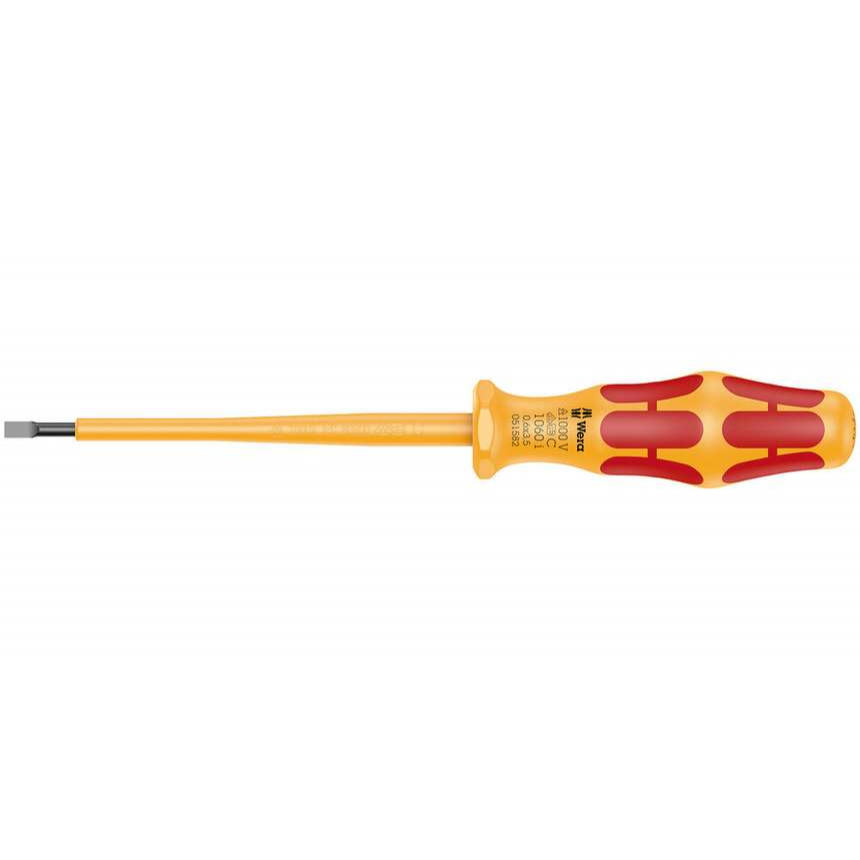 Wera 051582 Plochý skrutkovač 0,6 x 3,5 x 100 mm s izoláciou VDE 1060 i