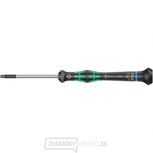 Wera 118106 Šesťhranný skrutkovač 7/64 "x60 mm s guľovou hlavou na použitie v elektronike Kraftform Micro typ 2052, palec gallery main image