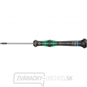 Wera 118100 Šesťhranný skrutkovač 5/64 "x60 mm s guľovou hlavou na použitie v elektronike Kraftform Micro typ... gallery main image