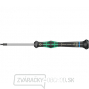 Wera 118102 Šesťhranný skrutkovač 3/32 "x60 mm s guľovou hlavou pre elektroniku Kraftform Micro typ 2052, palec gallery main image