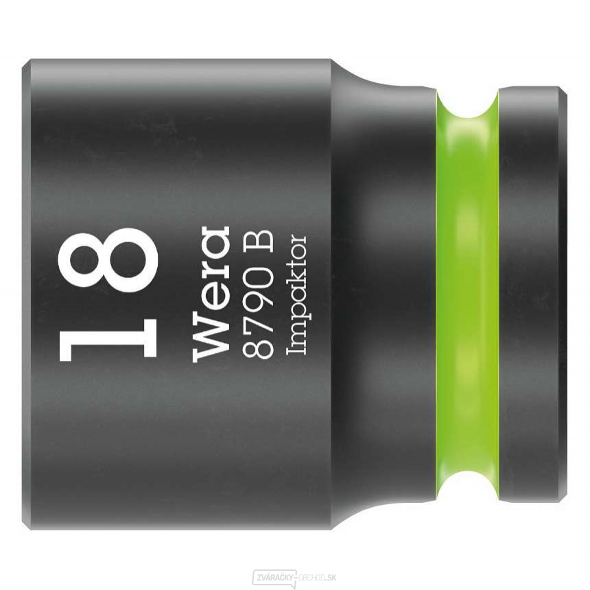 Wera 005509 Nástrčná hlavica 3/8" so šesťhranom 18,0 mm Impaktor 8790 B