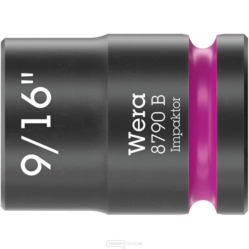Wera 005519 Nástrčná hlavica 3/8" so šesťhranom 9/16 Impaktor 8790 B
