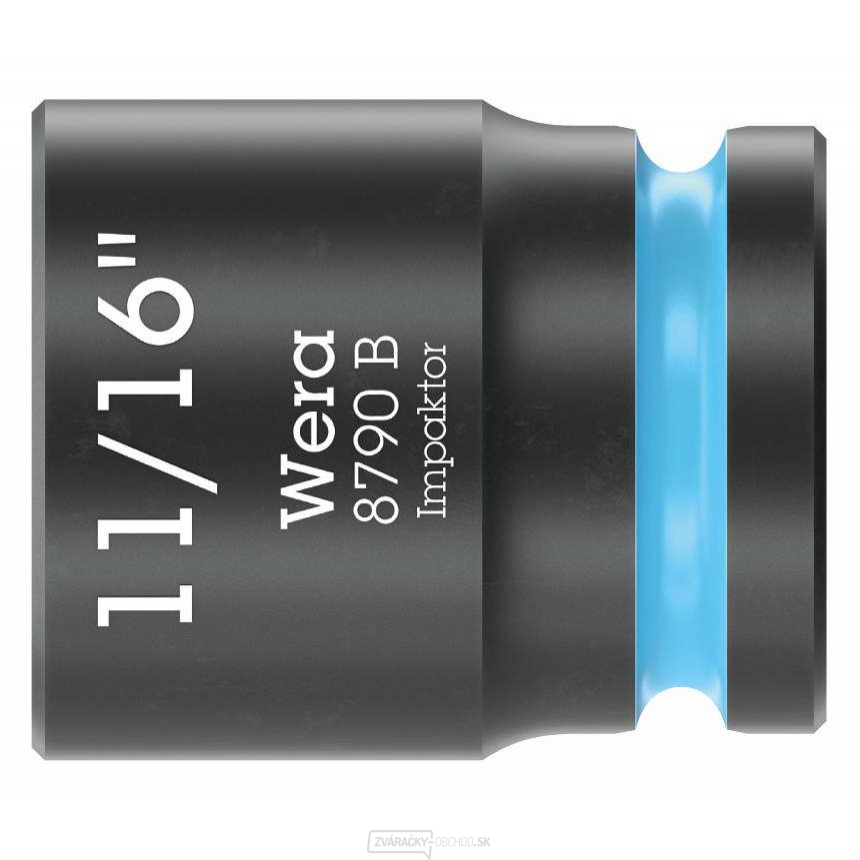 Wera 005521 Nástrčná hlavica 3/8" so šesťhranom 11/16 Impaktor 8790 B