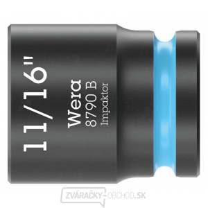 Wera 005521 Nástrčná hlavica 3/8" so šesťhranom 11/16 Impaktor 8790 B gallery main image