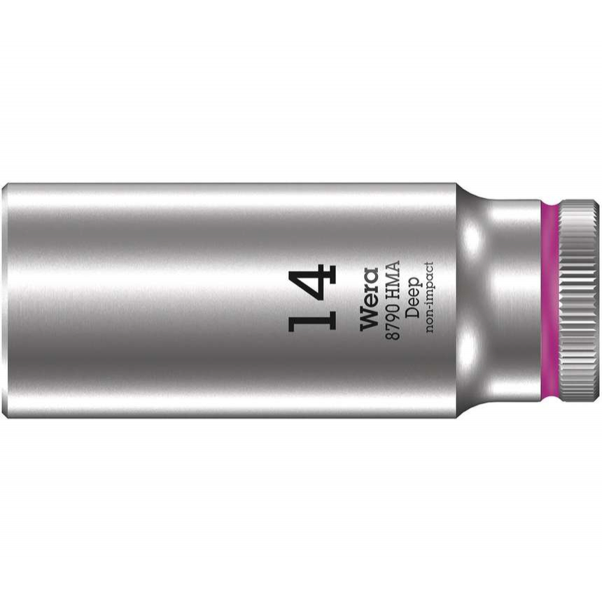 Wera 004511 Zásuvka Zyklop 1/4" 6 hrana 14 mm typ 8790 HMA - hlboká