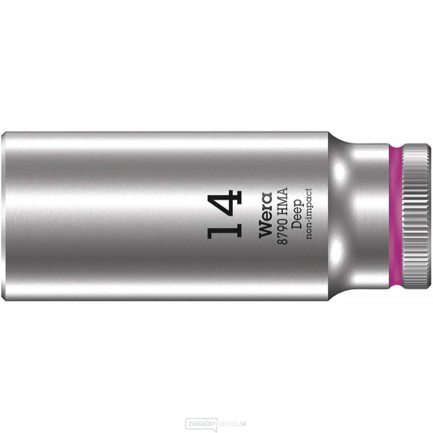 Wera 004511 Zásuvka Zyklop 1/4" 6 hrana 14 mm typ 8790 HMA - hlboká Wera 004511 Zásuvka Zyklop 1/4" 6 hrana 14 mm typ 8790 HMA - hlboká gallery main image