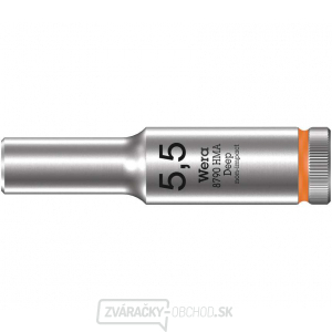 Wera 004502 Nástrčné hlavice Zyklop 1/4" 6 hrana 5,5 mm typ 8790 HMA - hlboké Wera 004502 Nástrčné hlavice Zyklop 1/4" 6 hrana 5,5 mm typ 8790 HMA - hlboké gallery main image