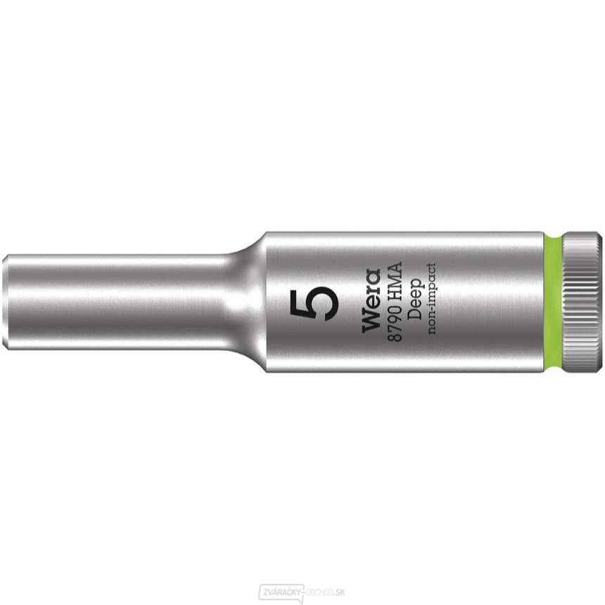Wera 004501 Nástrčná hlavica Zyklop 1/4" 6 hrana 5 mm typ 8790 HMA - hlboká Wera 004501 Nástrčná hlavica Zyklop 1/4" 6 hrana 5 mm typ 8790 HMA - hlboká gallery main image