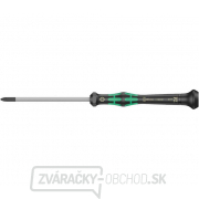 Wera 118032 krížový skrutkovač PZ 1x80 mm na použitie v elektronike Kraftform Micro typ 2055 gallery main image