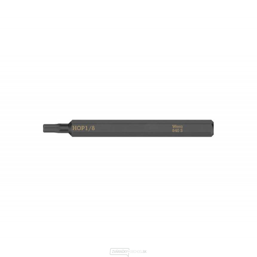 Wera 018154 Skrutkovací bit pre rázové skrutkovače 840 S, palec