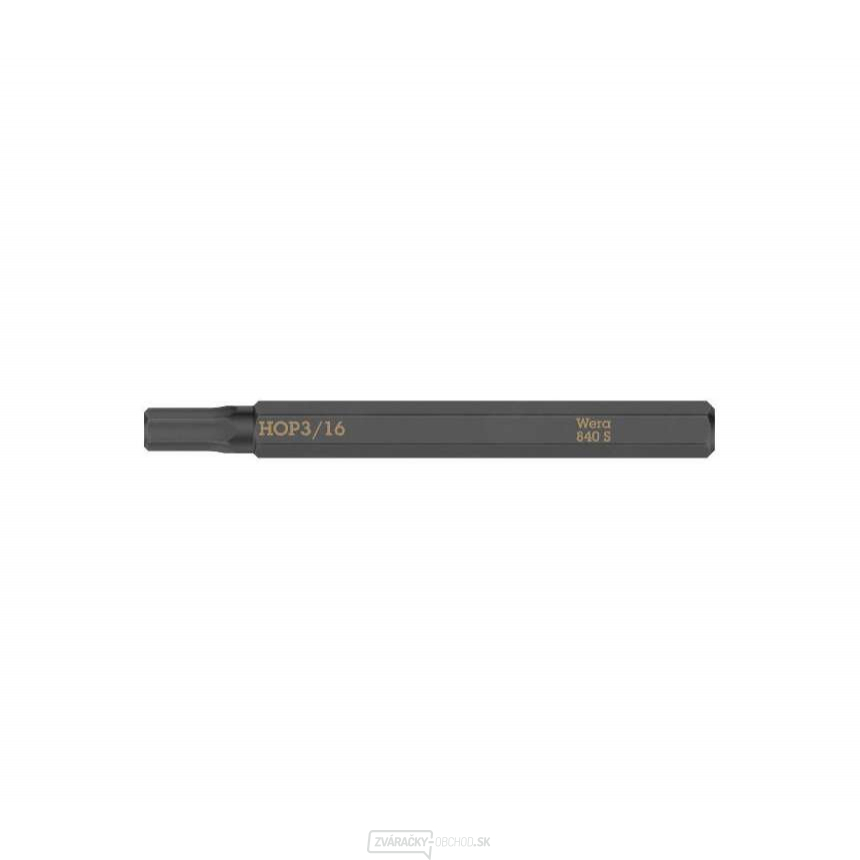 Wera 018156 Skrutkovací bit pre rázové skrutkovače 840 S, palec Wera 018156 Skrutkovací bit pre rázové skrutkovače 840 S, palec gallery main image