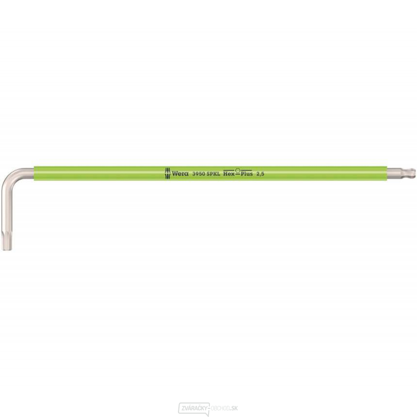 Wera 022662 Šesťhranný nástrčný kľúč (inbus) 2,5 mm 3950 SPKL Viacfarebný, nerezová oceľ
