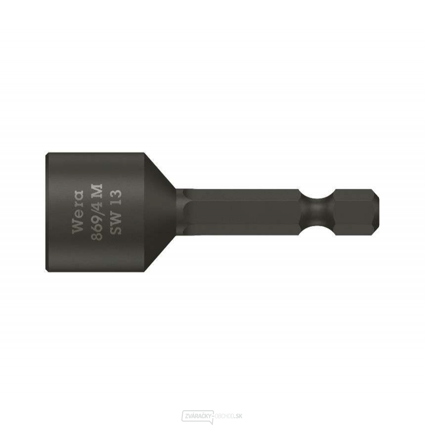 Wera 060428 Nástrčná hlavica 1/4" so šesťhranom 13 x 50 mm typ 869/4 M