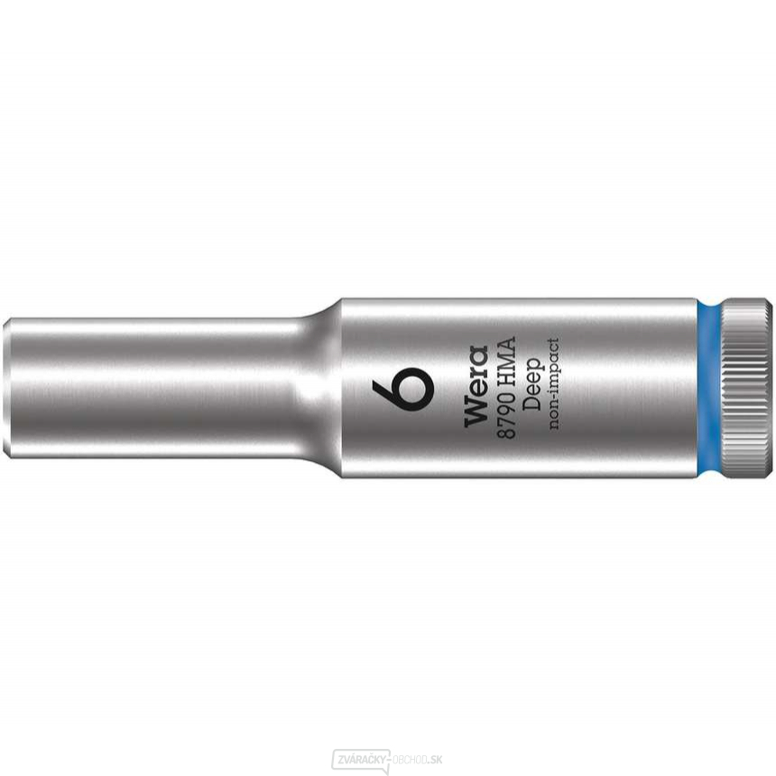 Wera 004503 Nástrčné hlavice Zyklop 1/4" 6 hrana 6 mm typ 8790 HMA - hlboké