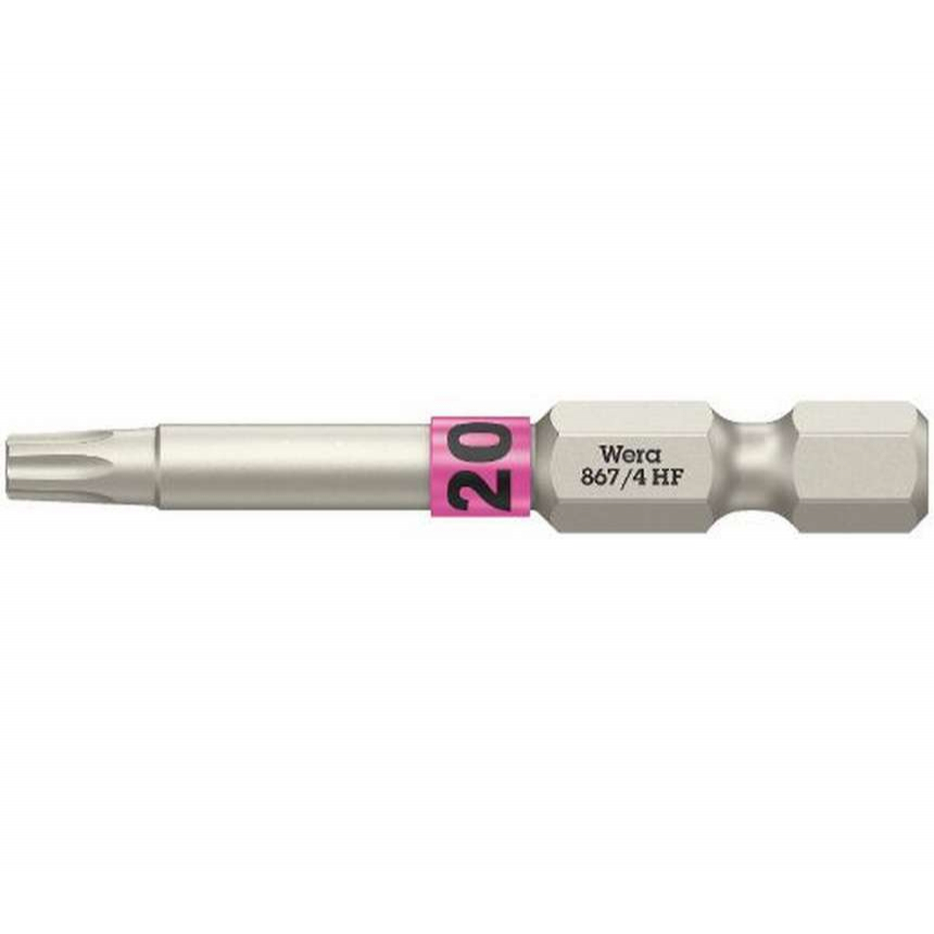 Wera 060508 Skrutkovací bit 1/4" TX 20 867/4 Torx® HF s funkciou držania