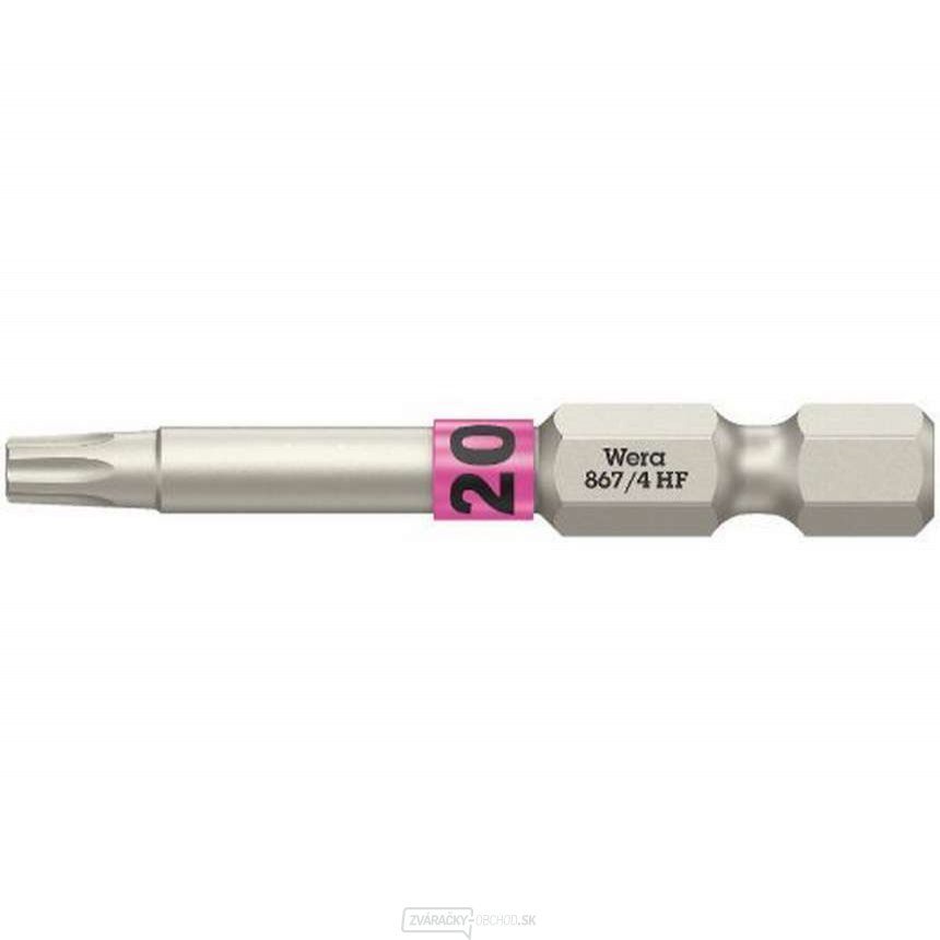 Wera 060508 Skrutkovací bit 1/4" TX 20 867/4 Torx® HF s funkciou držania