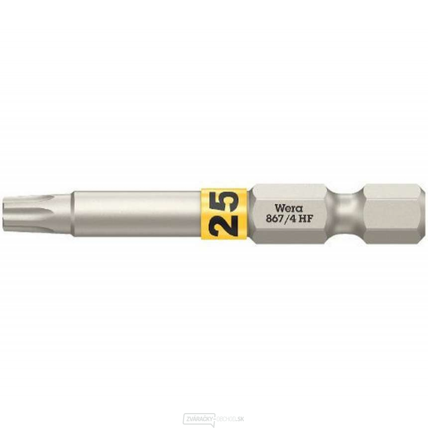 Wera 060509 Skrutkovací bit 1/4" TX 25 867/4 Torx® HF s funkciou držania