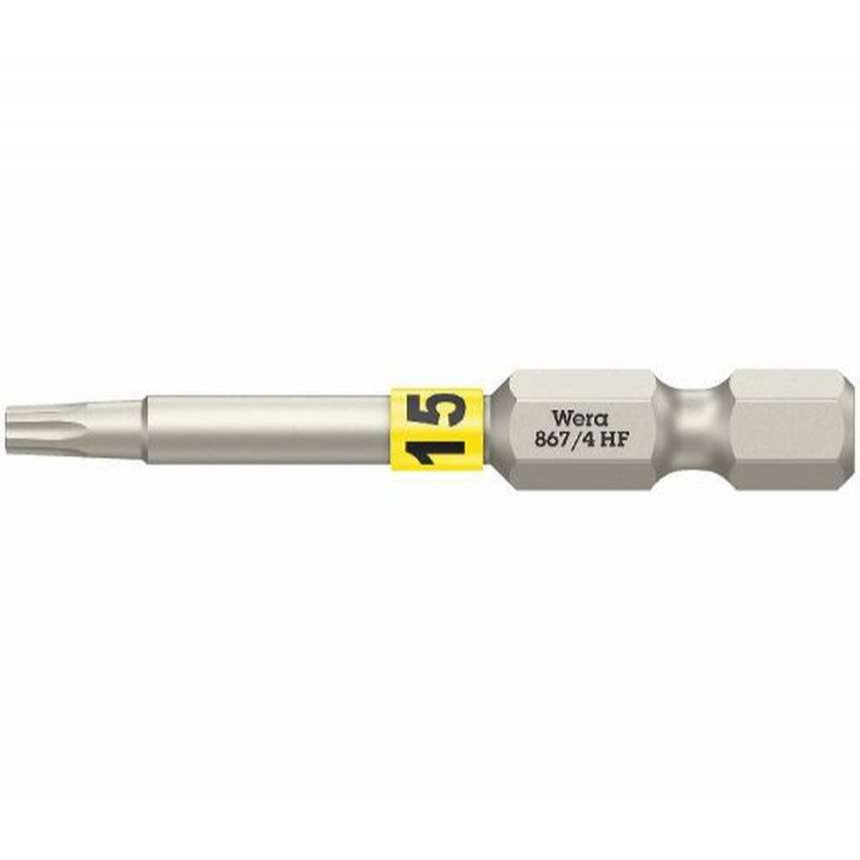 Wera 060507 Skrutkovací bit 1/4" TX 15 867/4 Torx® HF s funkciou držania