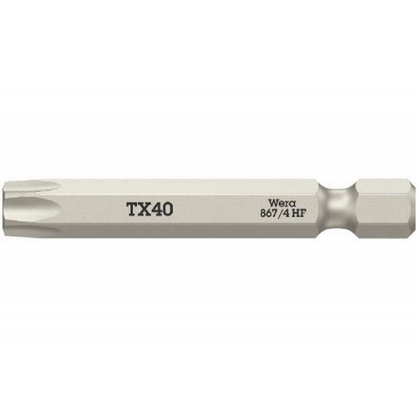 Wera 060511 Skrutkovací bit 1/4" TX 40 867/4 Torx® HF s funkciou držania