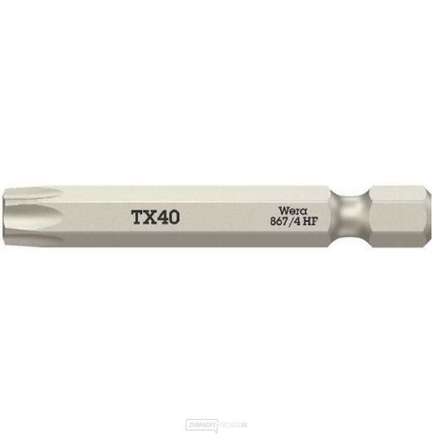 Wera 060511 Skrutkovací bit 1/4" TX 40 867/4 Torx® HF s funkciou držania